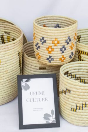 Palm leaves laundry baskets