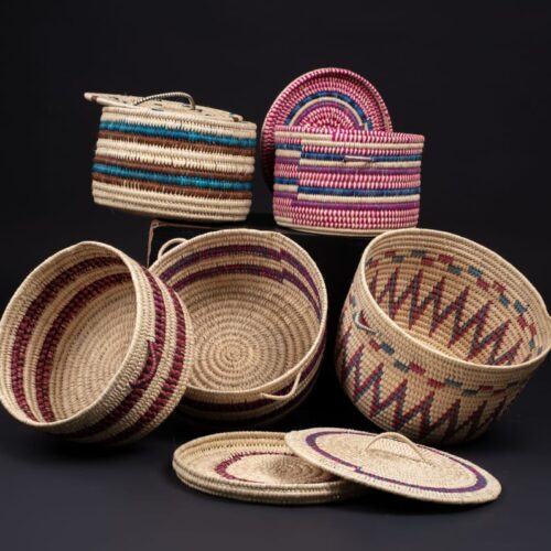 Palm leaves hotpot storage