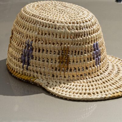 Handwoven Natural Fiber Baseball Cap