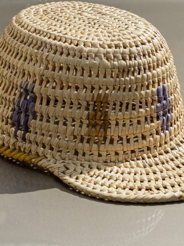 Handwoven Natural Fiber Baseball Cap
