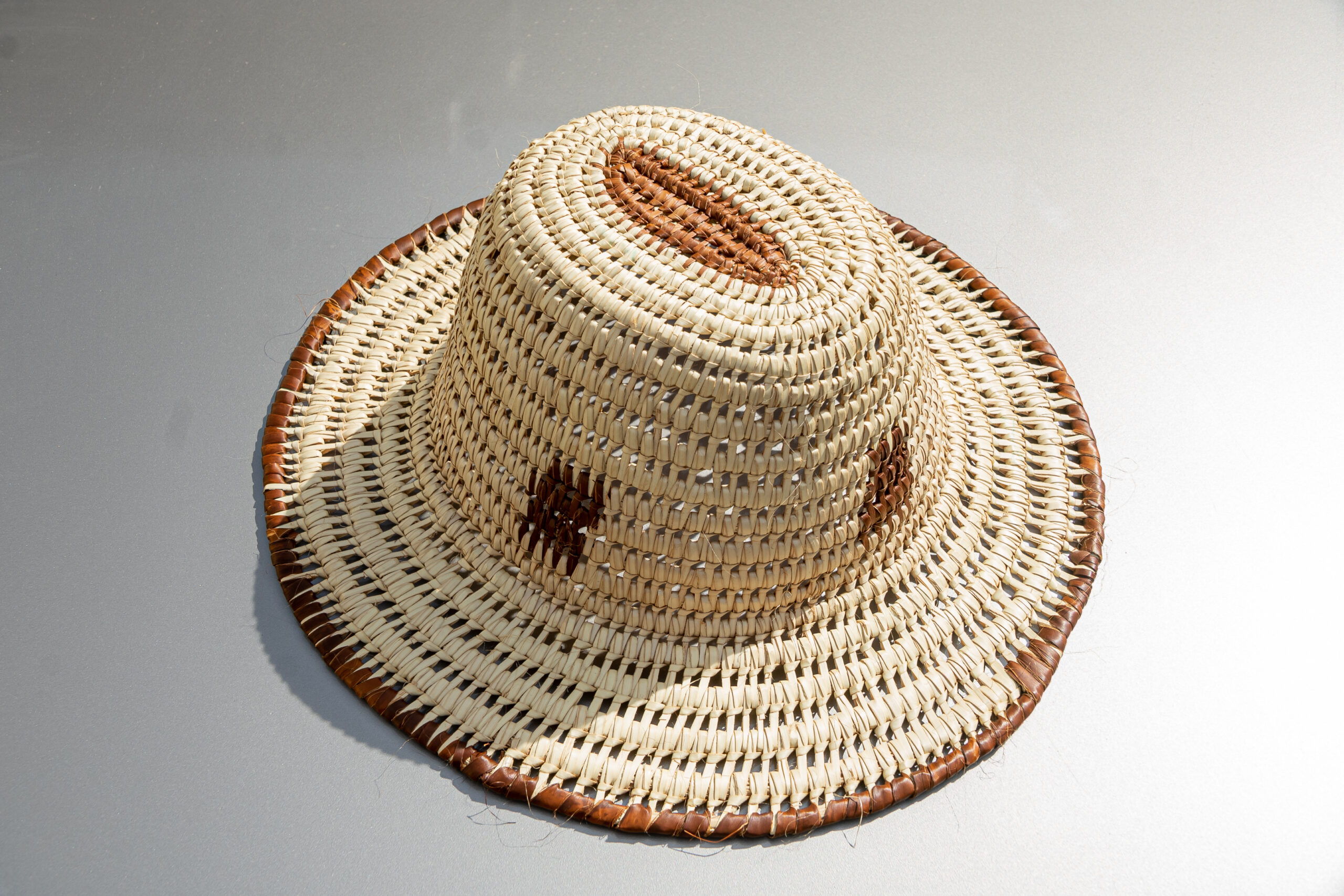 Handwoven Natural Fiber Sun Hat