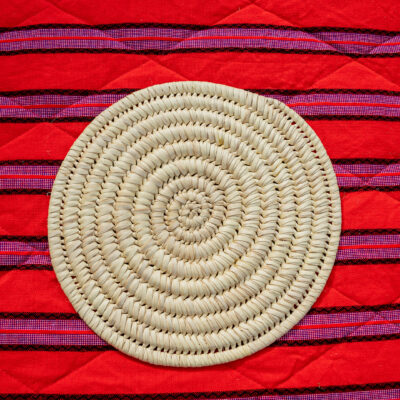 Natural Coiled Fiber Table Mat (20 inches)