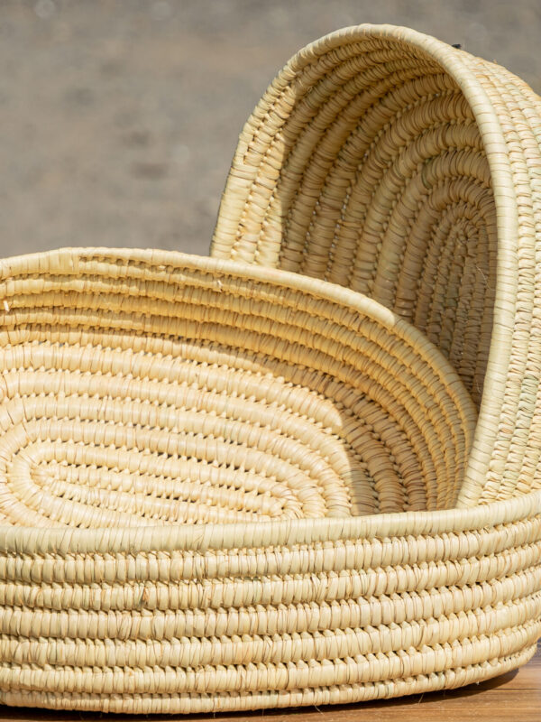 Natural Handwoven Oval Storage Baskets (3 set)